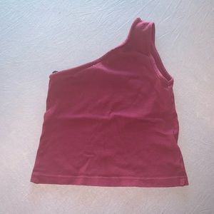 One shoulder juniors size top